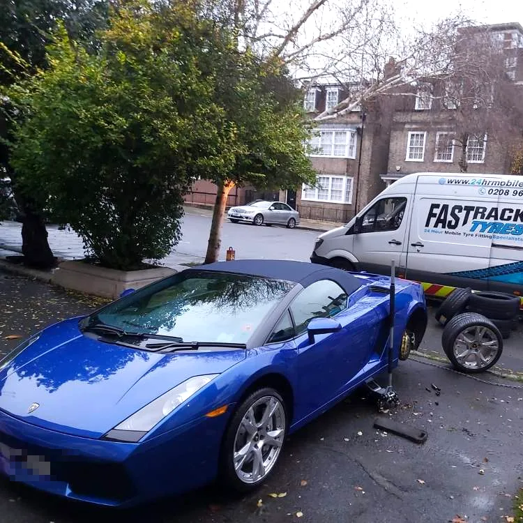 Mobile tyre job in Wimbledon